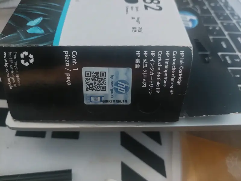 Cartucho de Tinta Negra HP 82 para Impresoras - 2