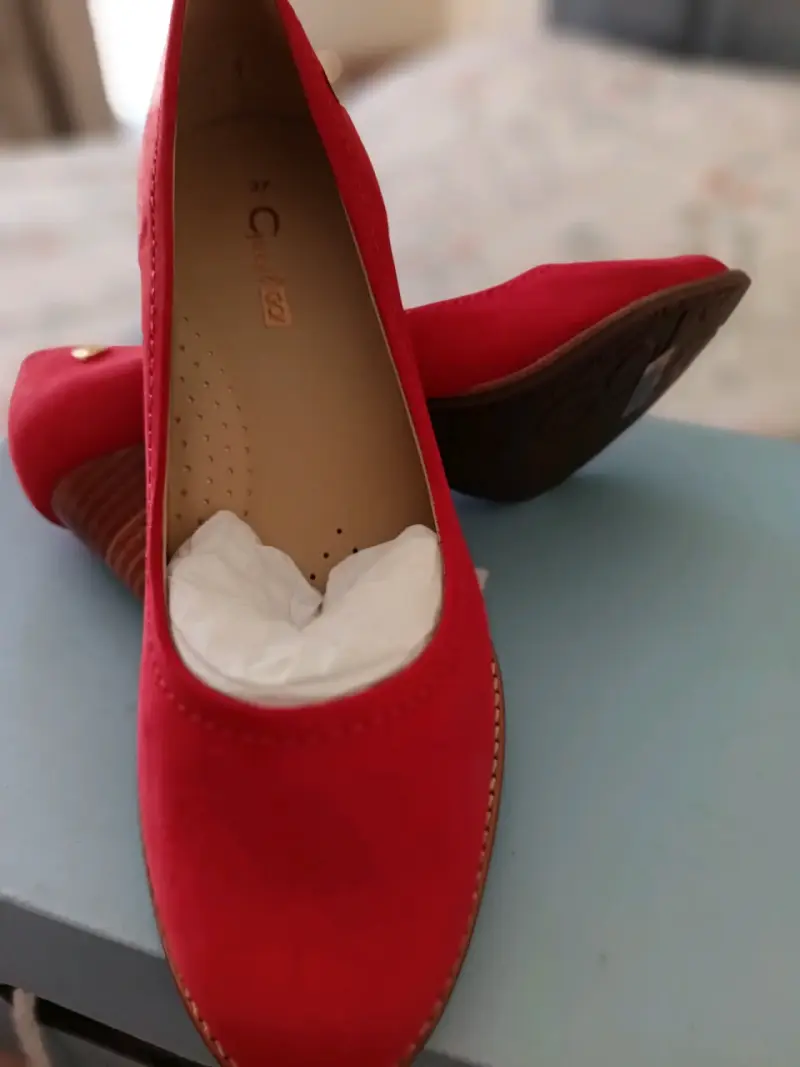 Zapatos de tacón rojo para mujer Gacel - 1