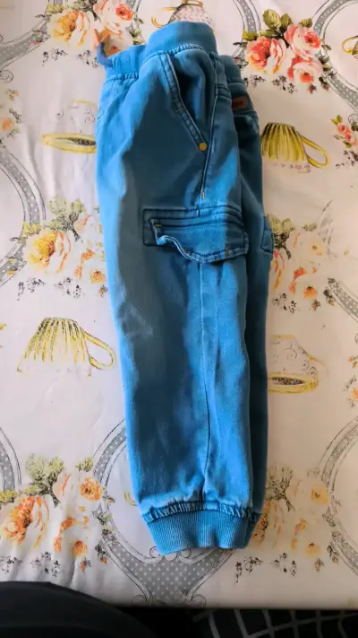 Pantalones de mezclilla azules para niño Pillin - miniatura 1