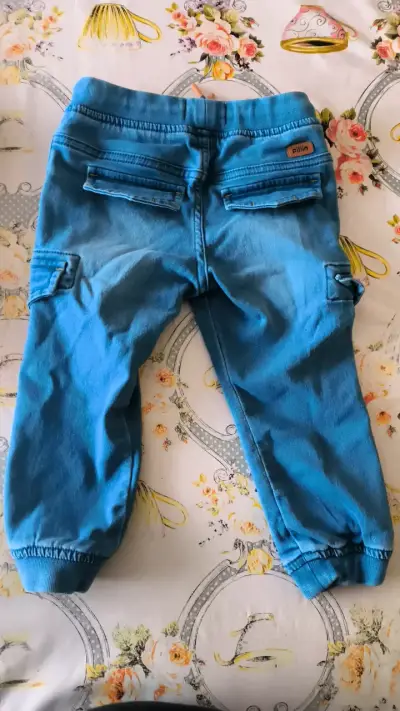Pantalones de mezclilla azules para niño Pillin - miniatura 3