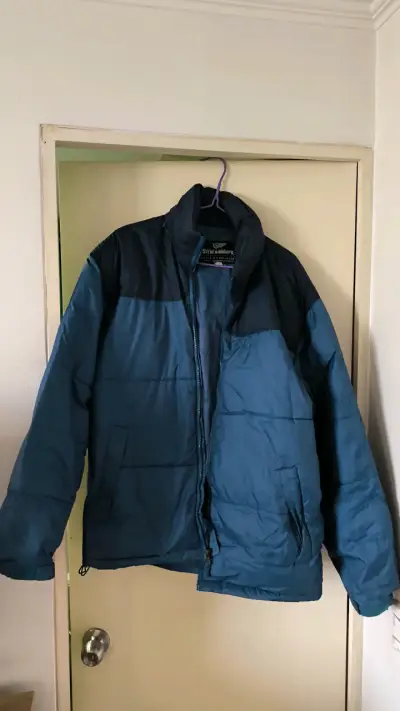 Chaqueta de plumas azul Steve & Barry's - miniatura 1
