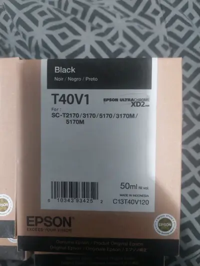 Cartucho de Tinta Negra Epson T40V1 para Impresora - miniatura 1