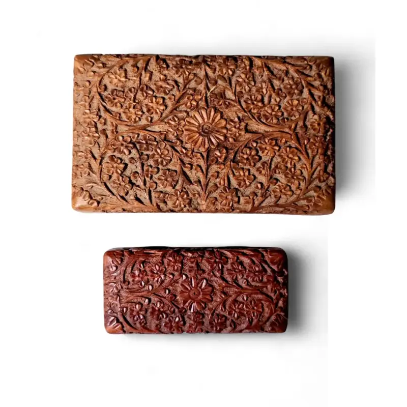 Set de cajas talladas a mano Sawantwadi c.a.1990 - 2