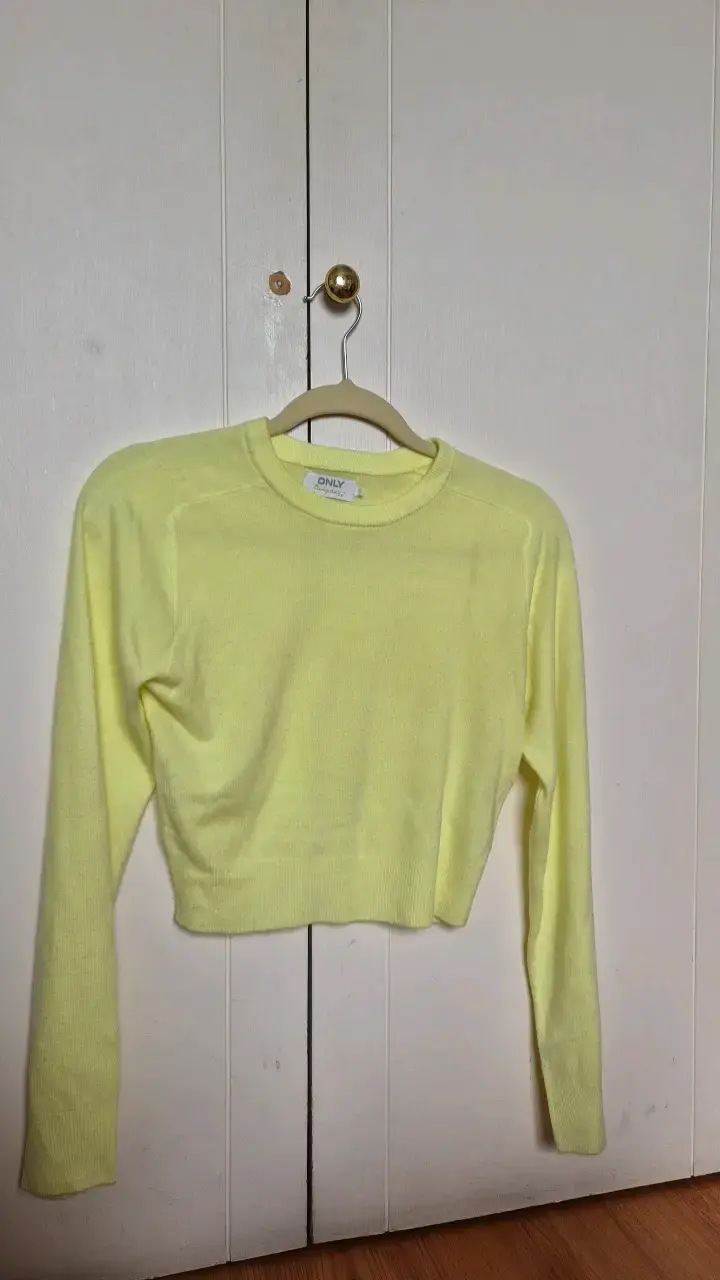 Suéter amarillo claro Only para mujer - 1