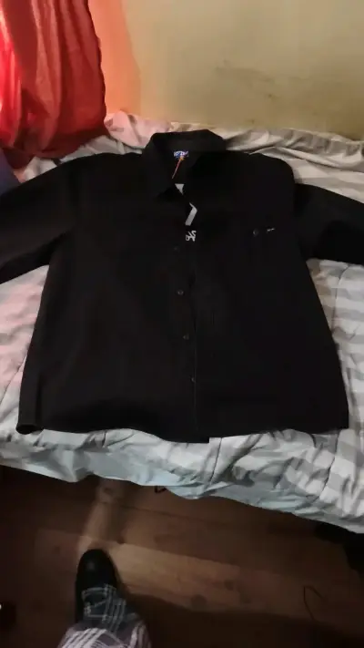 Camisa negra Red Hot Jeans para hombre - miniatura 1