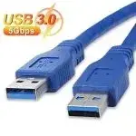 Cable USB 3.0 Azul Alta Velocidad - 2