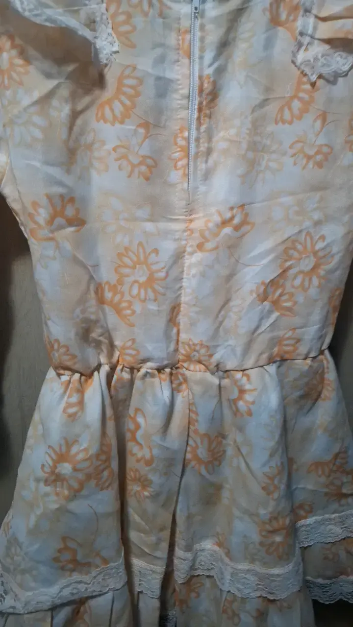 Vestido floral con encaje para mujer - 3