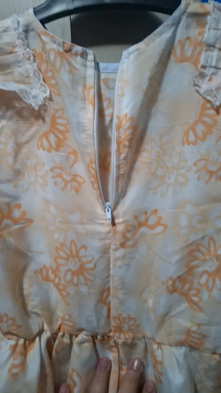 Vestido floral con encaje para mujer - 4