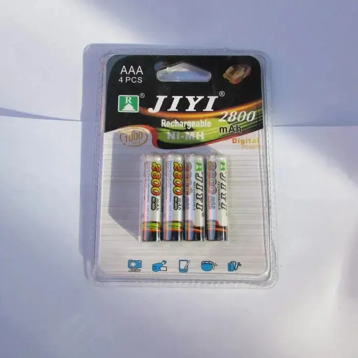 Pilas recargables AAA JIYI 2800mAh Ni-MH - 1