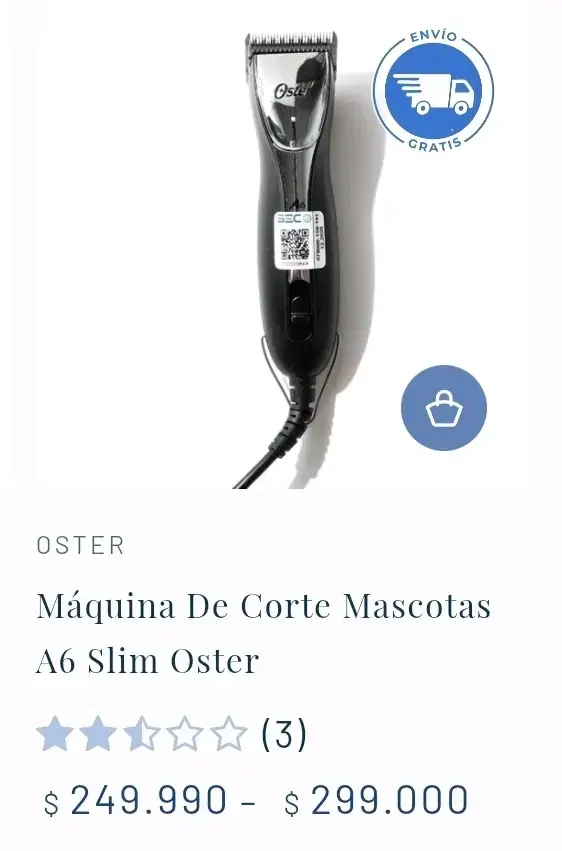 Máquina Oster A6 con cuchillo extra. - 6