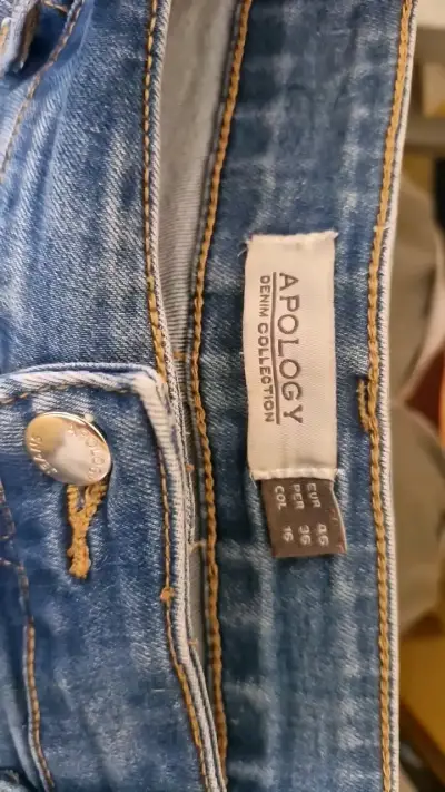 Jeans anchos de mezclilla Apology - miniatura 2