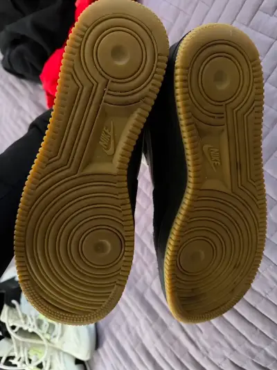 Zapatillas deportivas negras Nike Air Force 1 - miniatura 4