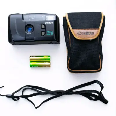 Cámara Canon Prima Junior DX con funda - miniatura 1