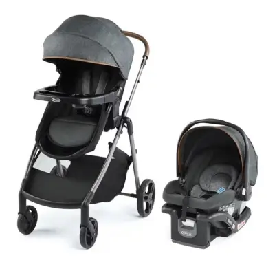 Coche Graco con Portabebé en Excelente Estado - miniatura 1
