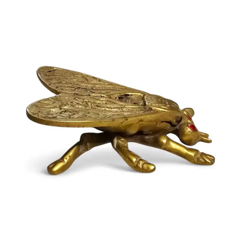 Cenicero Vintage Mosca de Bronce 1950-1970 - 2