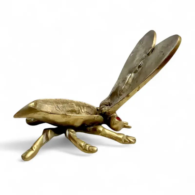 Cenicero Vintage Mosca de Bronce 1950-1970 - 3