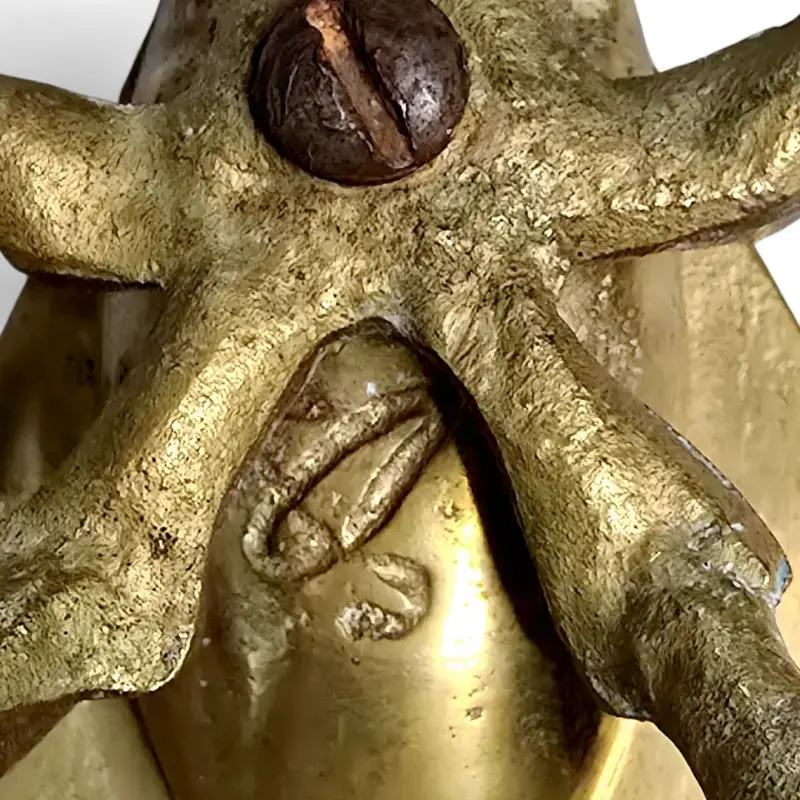 Cenicero Vintage Mosca de Bronce 1950-1970 - 4