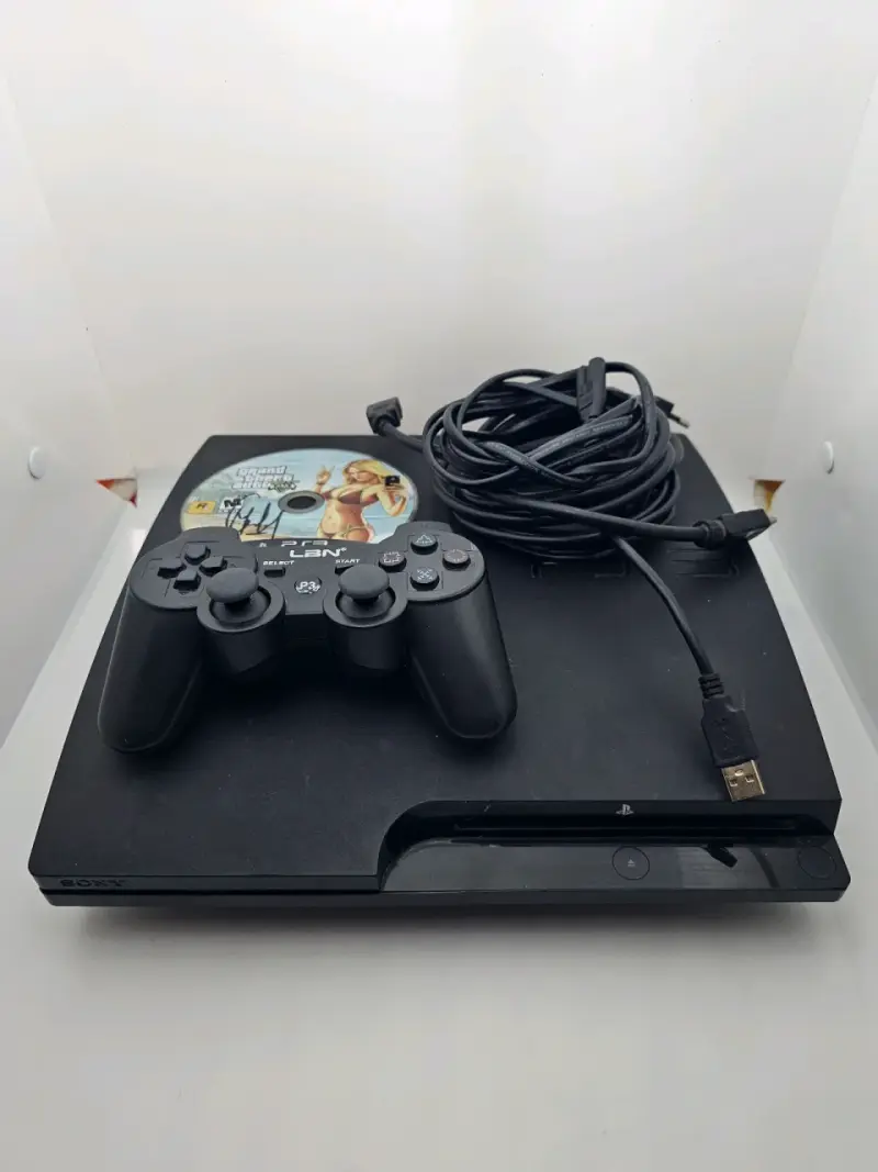 Sony PlayStation 3 Slim 160GB + HEN + Juego - 3