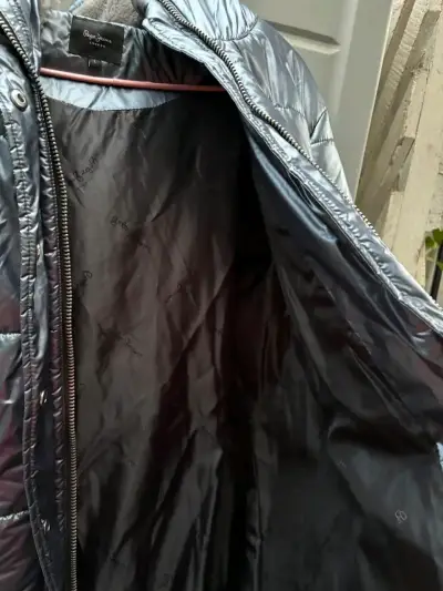 Abrigo de plumas negro Pepe Jeans para invierno - miniatura 2