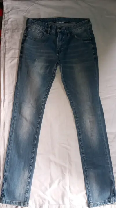Jeans de Hombre Azul Desgastado - miniatura 1