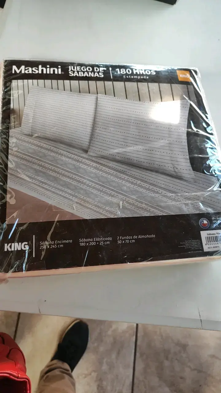Juego de sábanas Mashini 180 hilos King - 3