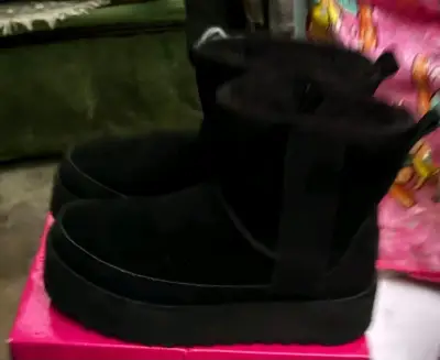 Botas negras de invierno para mujer - miniatura 1