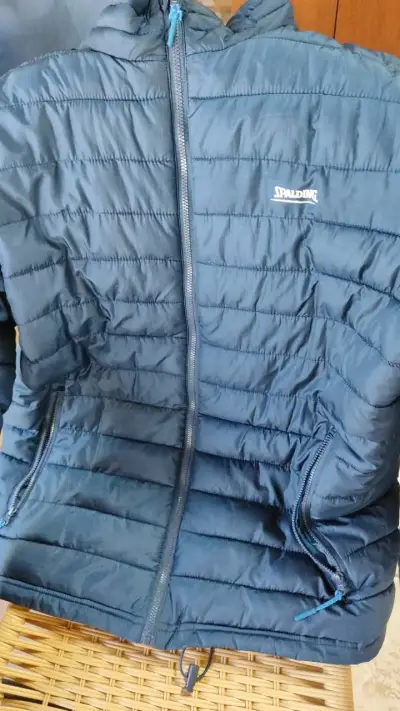 Chaqueta acolchada azul Spalding - miniatura 1