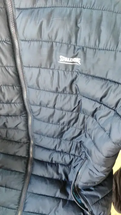 Chaqueta acolchada azul Spalding - miniatura 2