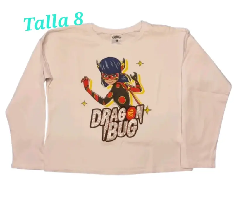 Polera infantil Lady Bug talla 8