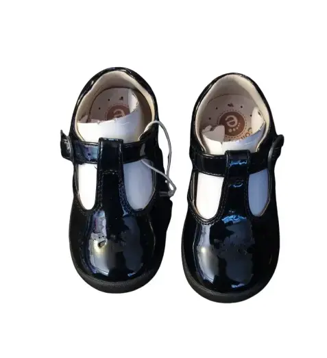 Zapatos de charol negro para niña talla 22 - 2