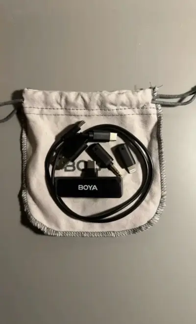 Micrófono inalámbrico Boya con accesorios - miniatura 5