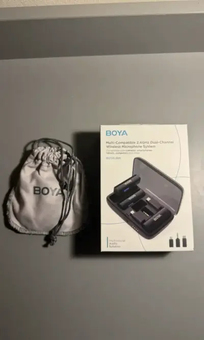 Micrófono inalámbrico Boya con accesorios - miniatura 6