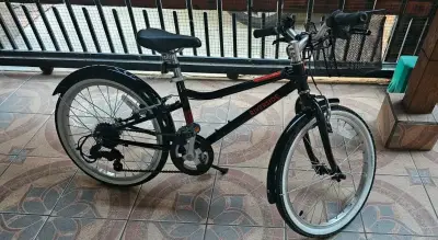 Bicicleta Riverside Negra con Canasto aro 20 - miniatura 1