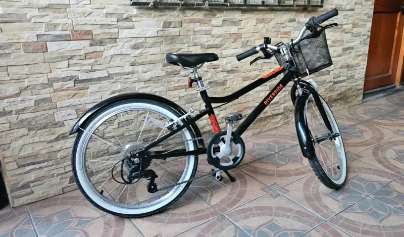 Bicicleta Riverside Negra con Canasto aro 20 - 4