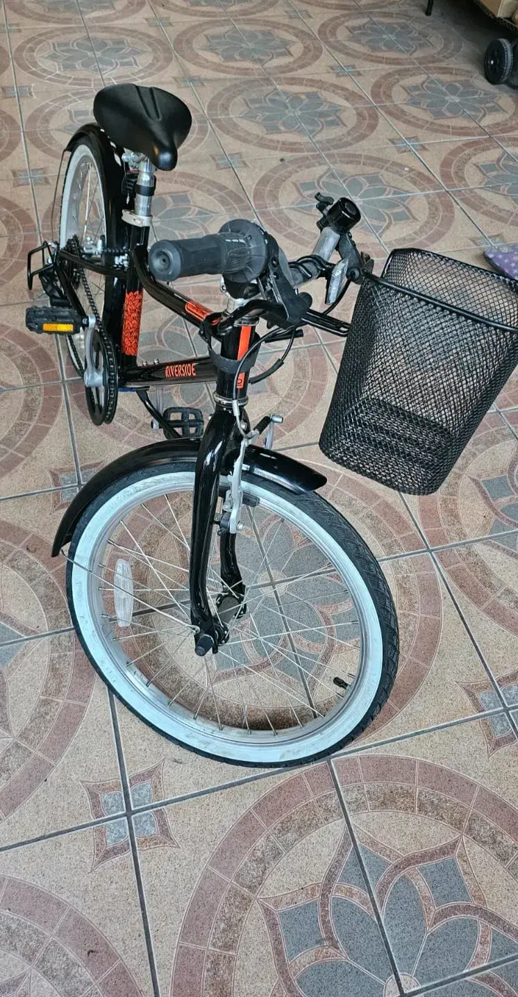 Bicicleta Riverside Negra con Canasto aro 20 - 5