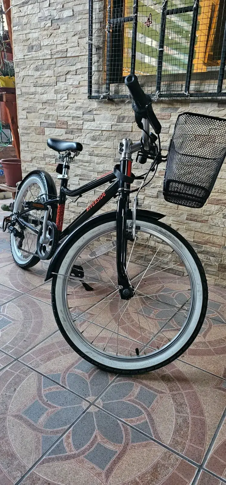Bicicleta Riverside Negra con Canasto aro 20 - 6