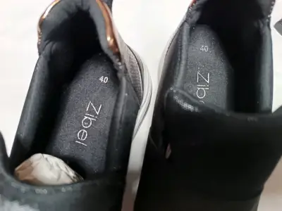 Zapatillas negras casuales Zibel talla 40 - miniatura 6