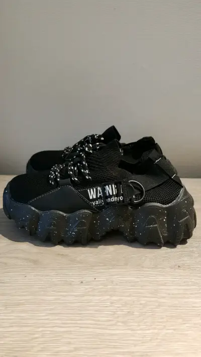 Zapatillas Chunky negras talla 36 Nuevas - miniatura 4