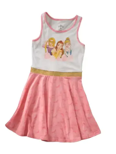 Vestido de niña Disney Princesas rosa talla 10 - miniatura 1