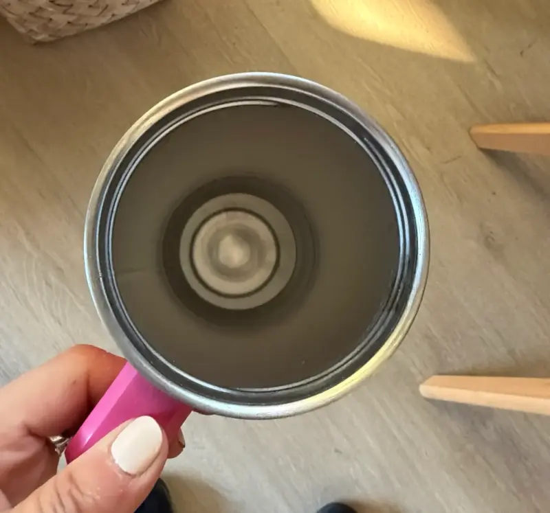 Vaso térmico Stanley rosa con tapa y bombilla - 3
