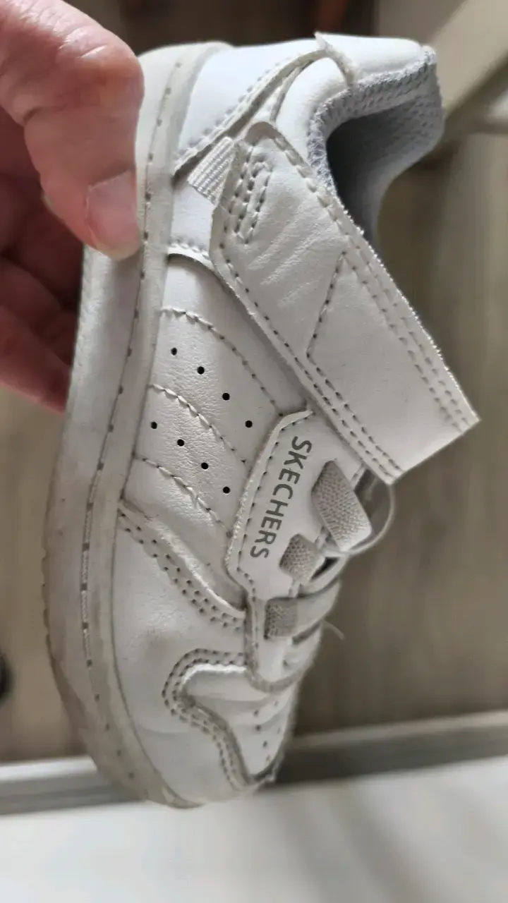 Zapatillas blancas para niños Skechers - 3