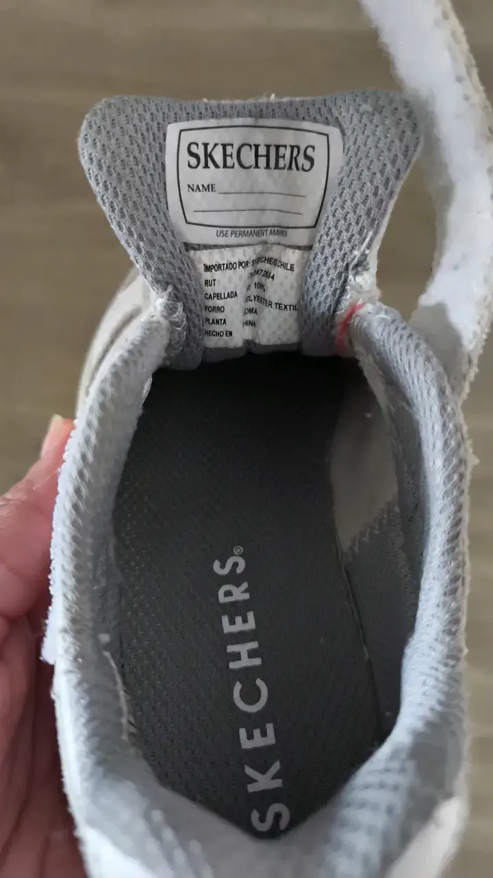 Zapatillas blancas para niños Skechers - 4