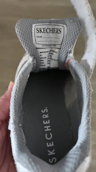 Zapatillas blancas para niños Skechers - miniatura 4