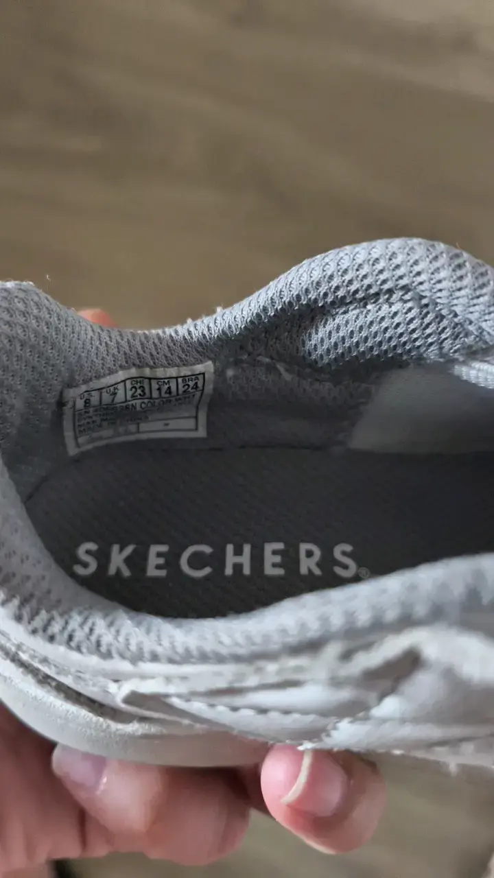 Zapatillas blancas para niños Skechers - 5