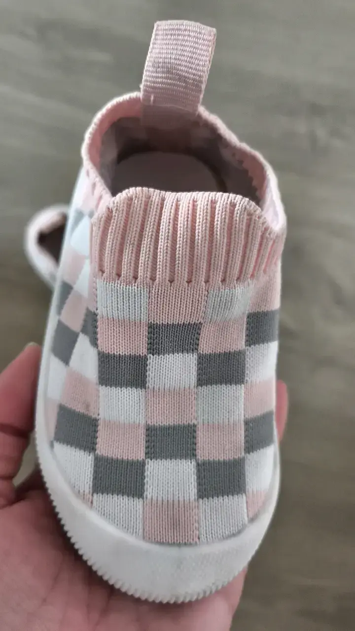 Zapatillas para bebé con diseño a cuadros - 4