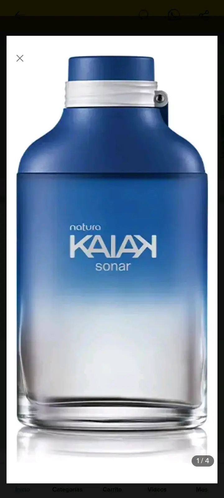 Perfume Natura Kaiak Sonar para Hombre