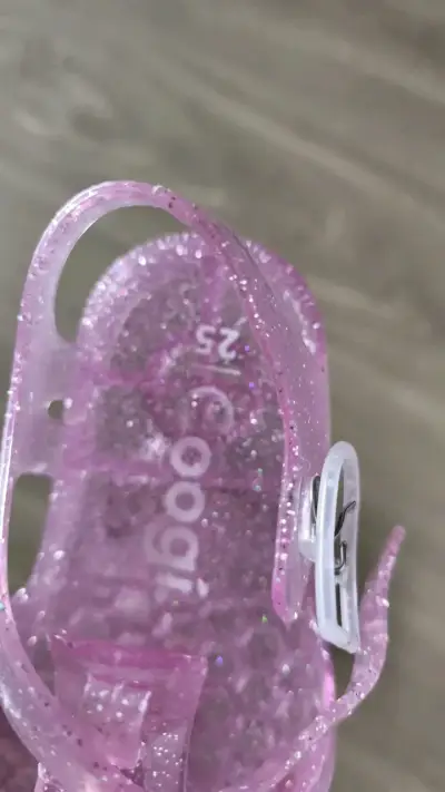 Sandalias de gel purpurina unicornio para niña - miniatura 5