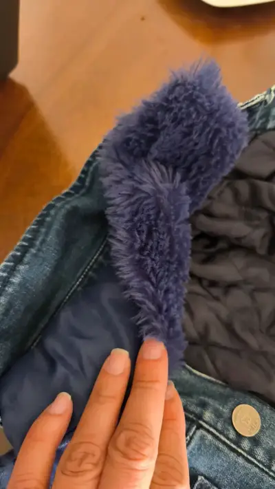Chaqueta de mezclilla para niño con forro polar - miniatura 4