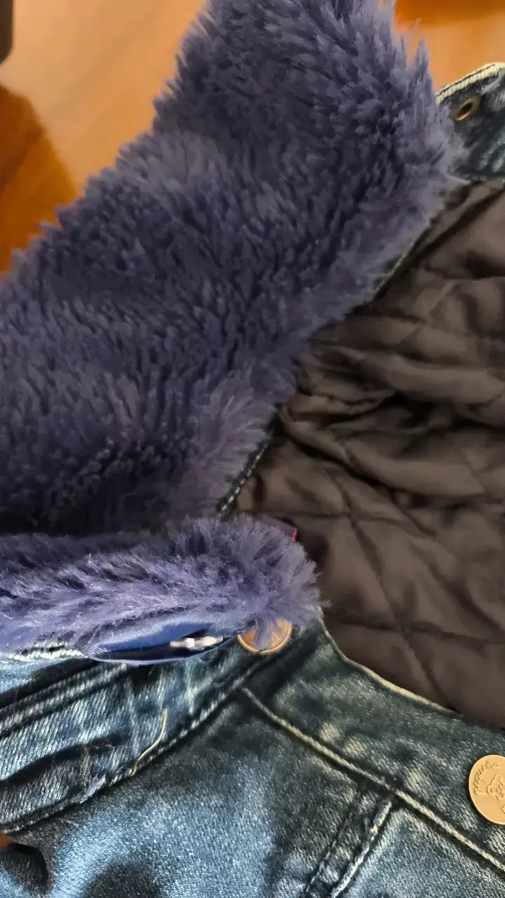 Chaqueta de mezclilla para niño con forro polar - 5