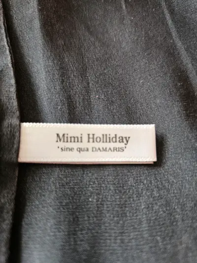 Polera de tirantes negra con encaje - miniatura 5